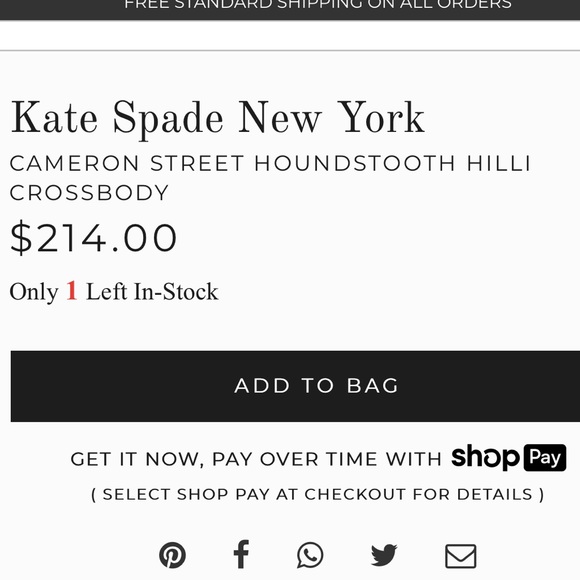 Kate Spade Cameron Hilli Crossbody Bag - Picture 5 of 5